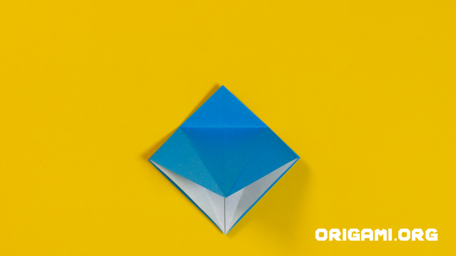 Grue en origami étape 21