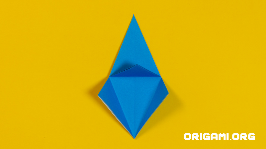 Grue en origami étape 27