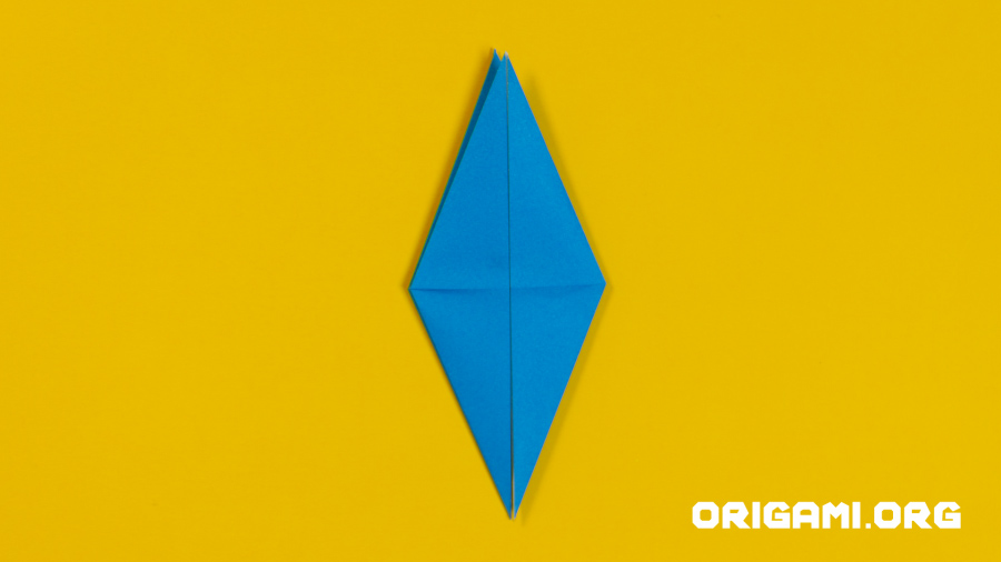 Grue en origami étape 30