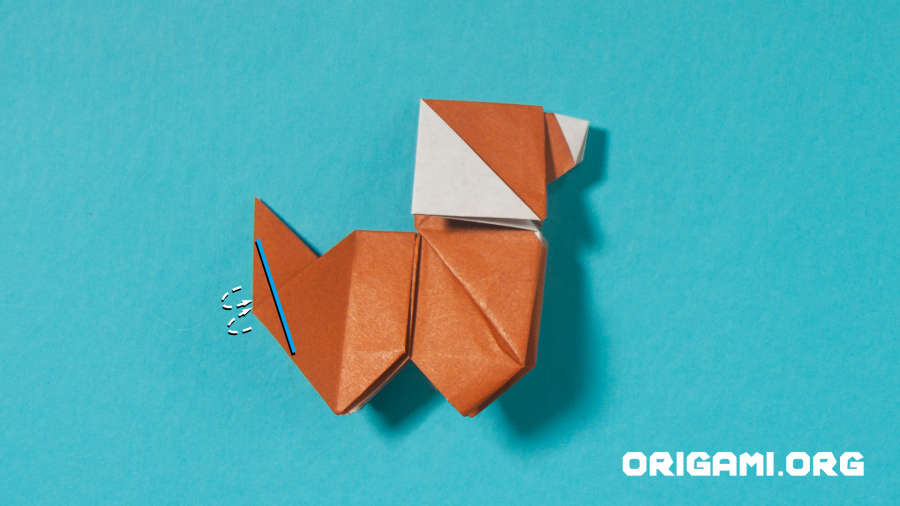 Origami Puppy Step 32
